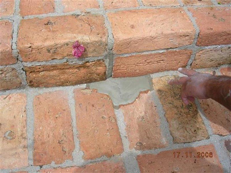 Reforço de fundação com injeção de cimento